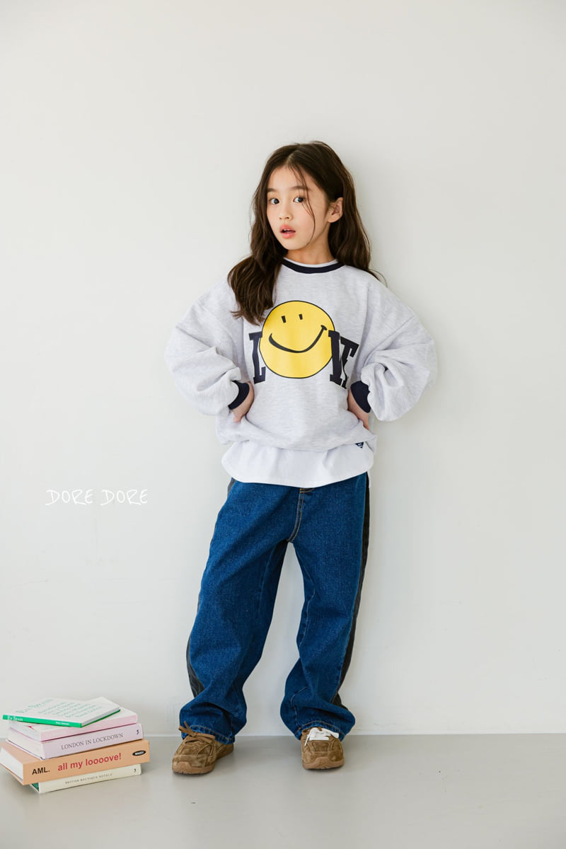 Dore Dore - Korean Children Fashion - #kidsstore - Smile Love Sweatshirts - 7