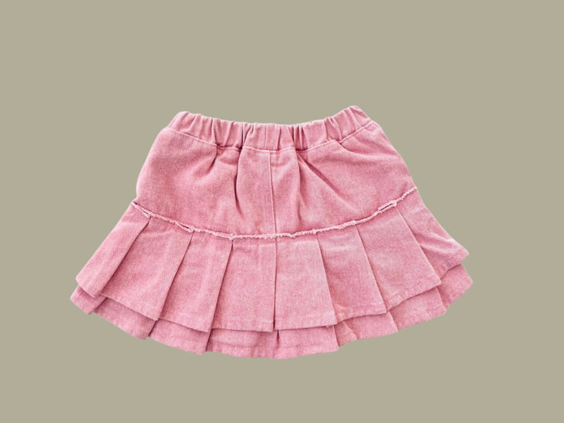 Dore Dore - Korean Children Fashion - #kidsstore - Double Tennis Skirt Pants (pigment pink) - 2