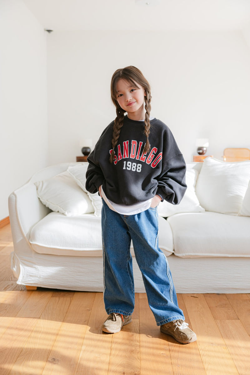 Dore Dore - Korean Children Fashion - #kidzfashiontrend - Side Skirt Jeans - 9