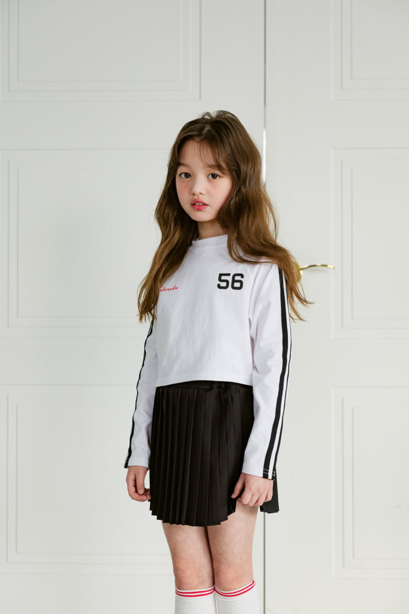 Dore Dore - Korean Children Fashion - #littlefashionista - 56 Tape Crop Tee - 12