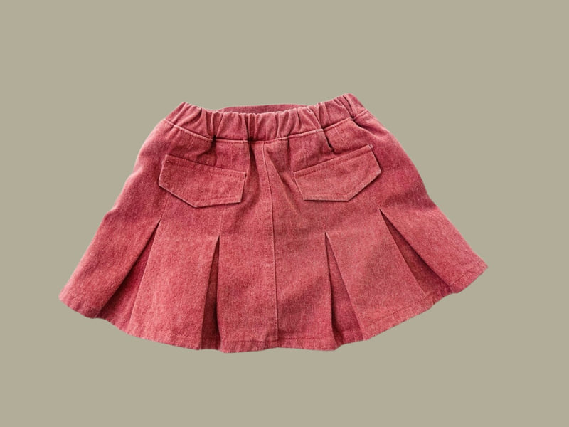 Dore Dore - Korean Children Fashion - #littlefashionista - Heart Pocket Skirt Pants - 6