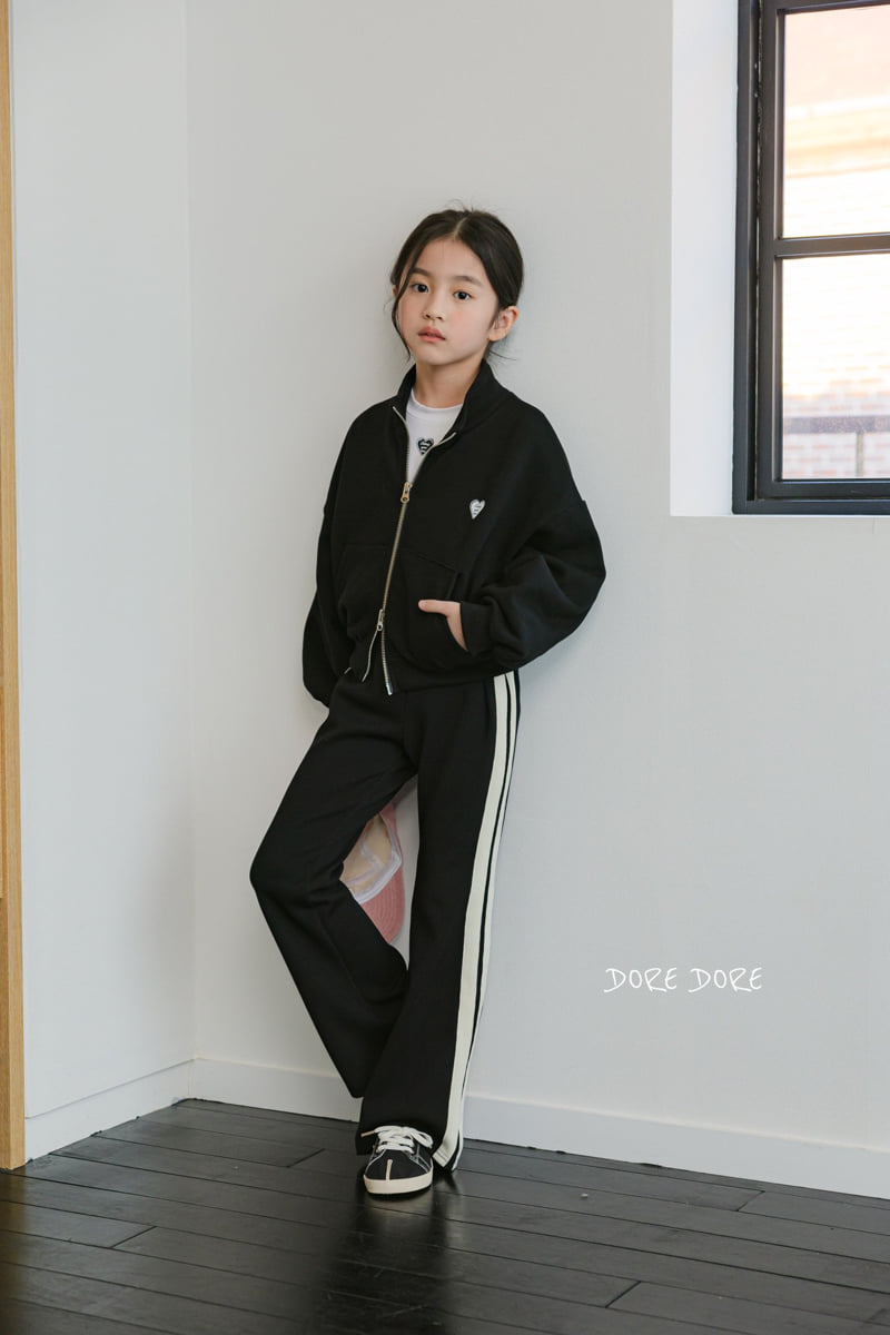 Dore Dore - Korean Children Fashion - #magicofchildhood - 2-line Tape Bootcut Pants - 3