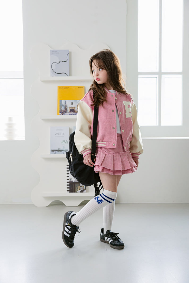 Dore Dore - Korean Children Fashion - #minifashionista - Double Tennis Skirt Pants (pigment pink) - 7