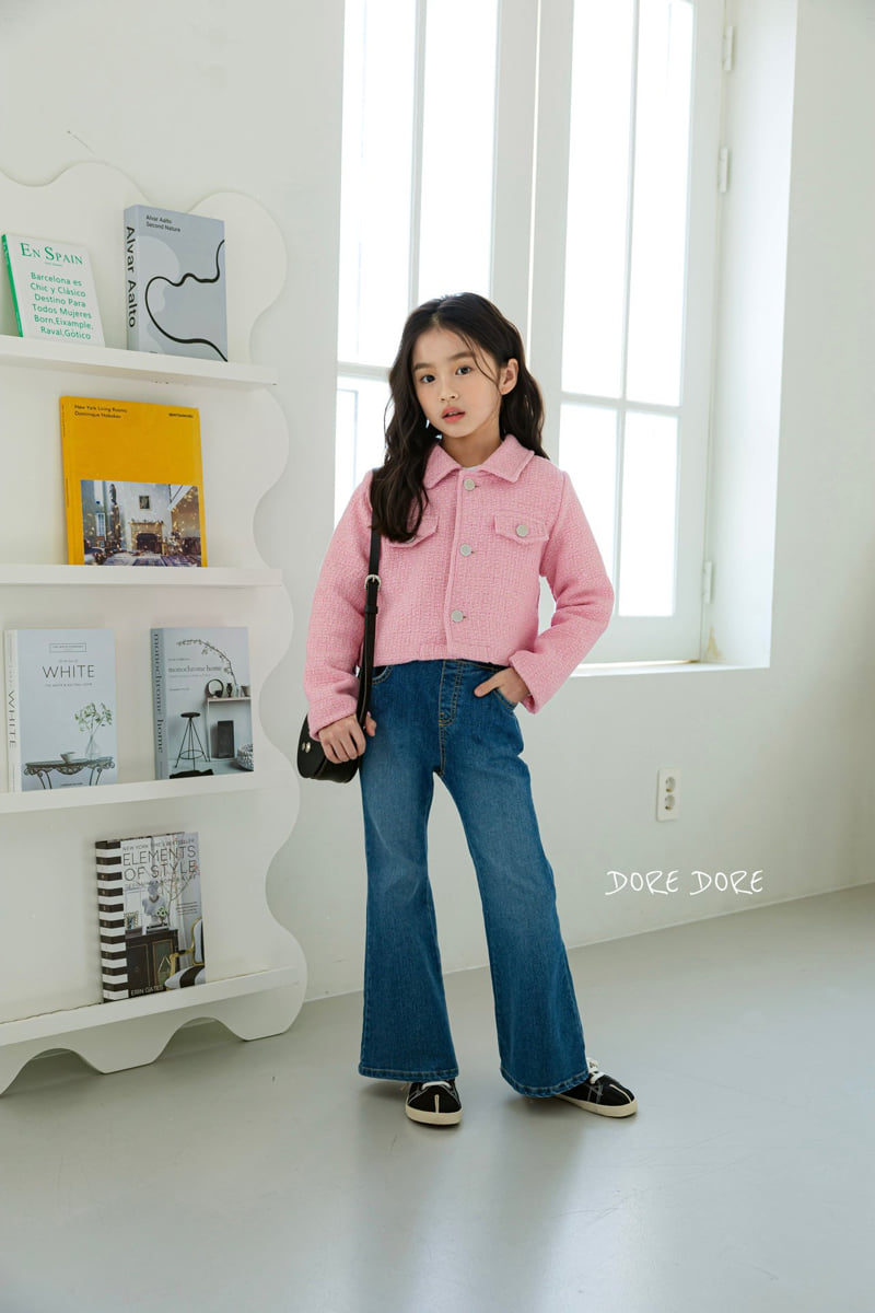 Dore Dore - Korean Children Fashion - #minifashionista - Spandex Bootcut Jeans - 6