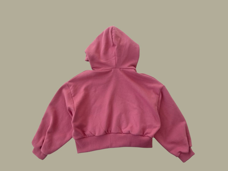 Dore Dore - Korean Children Fashion - #minifashionista - 07 Crop Hooded Zip-up Jacket - 4
