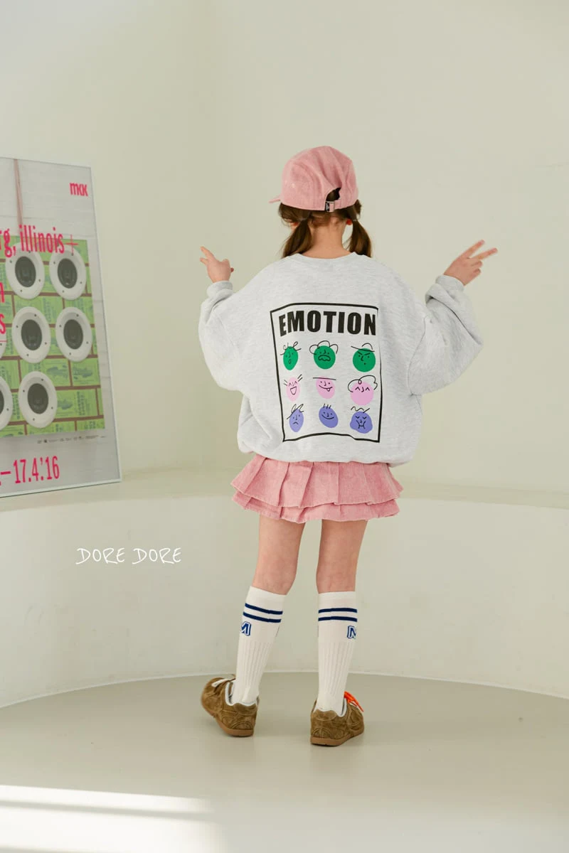 Dore Dore - Korean Children Fashion - #prettylittlegirls - Expression Sweatshirts - 11