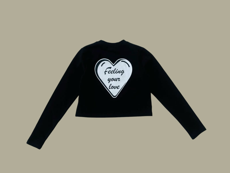 Dore Dore - Korean Children Fashion - #prettylittlegirls - Love Heart Crop Tee - 6