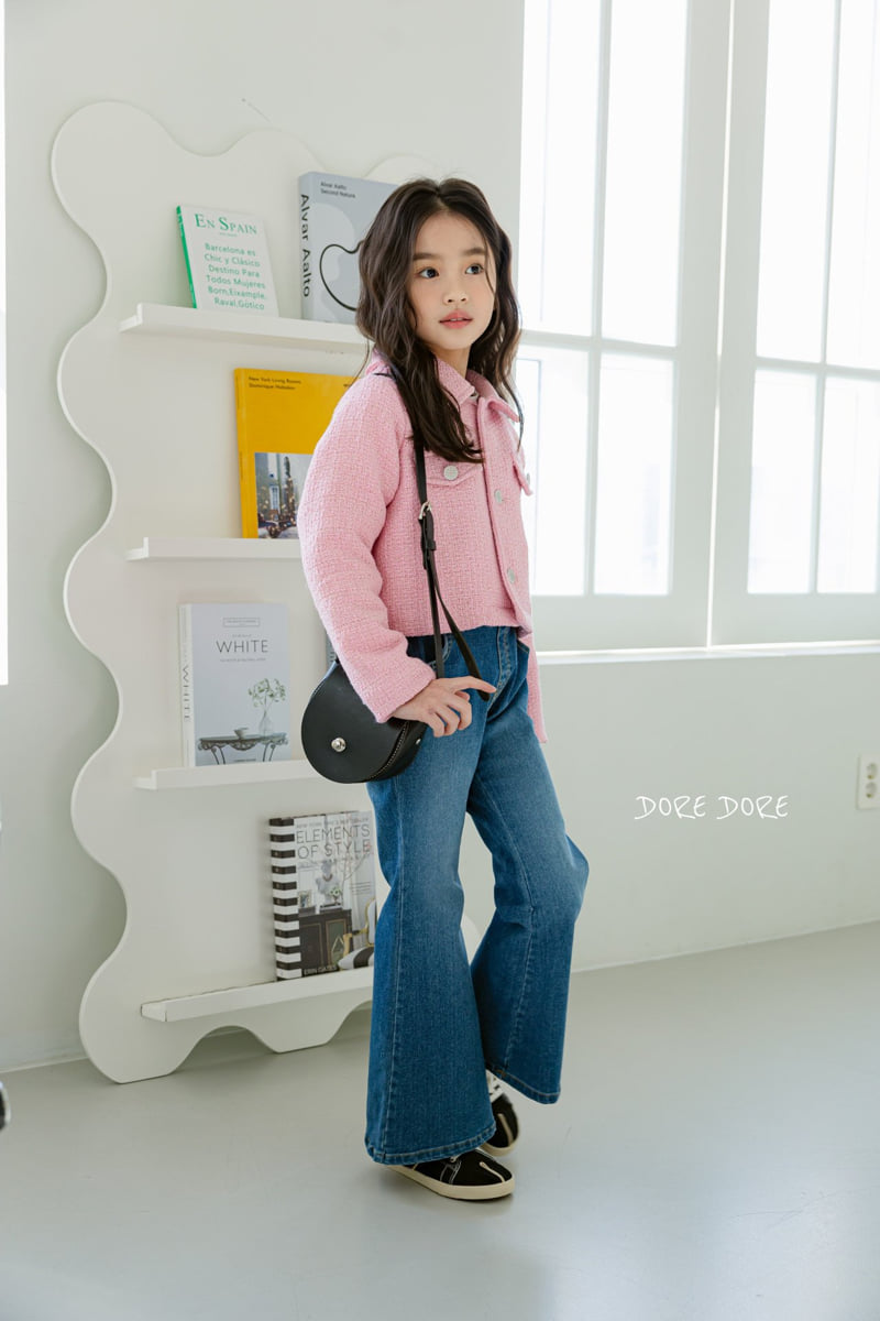 Dore Dore - Korean Children Fashion - #prettylittlegirls - Spandex Bootcut Jeans - 7