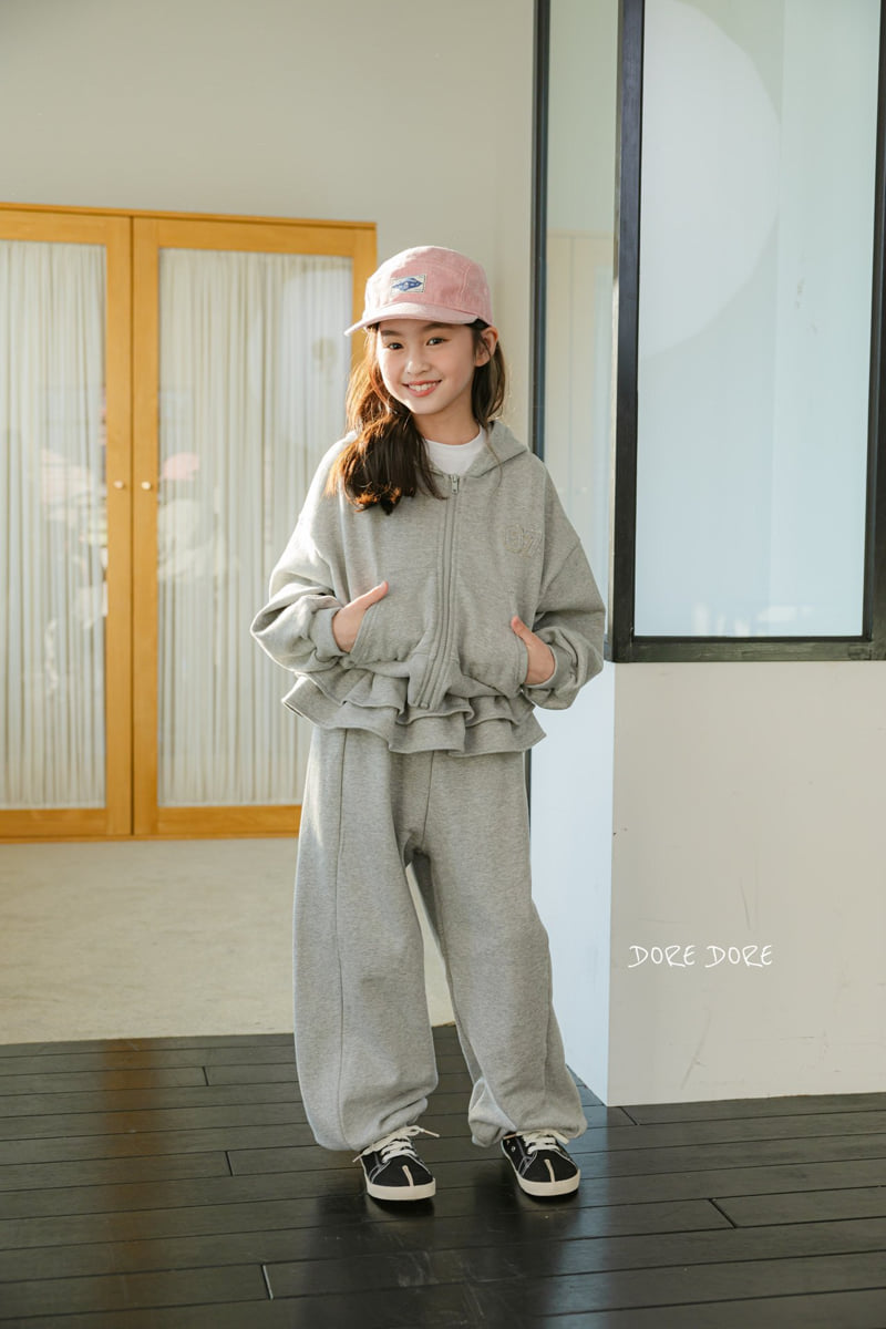 Dore Dore - Korean Children Fashion - #stylishchildhood - 07 Crop Hooded Zip-up Jacket - 7