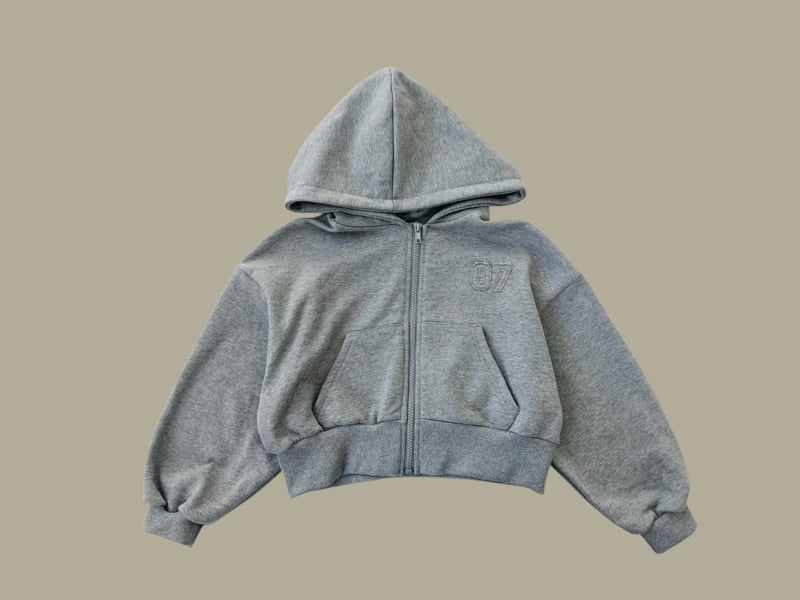 Dore Dore - Korean Children Fashion - #todddlerfashion - 07 Crop Hooded Zip-up Jacket - 5