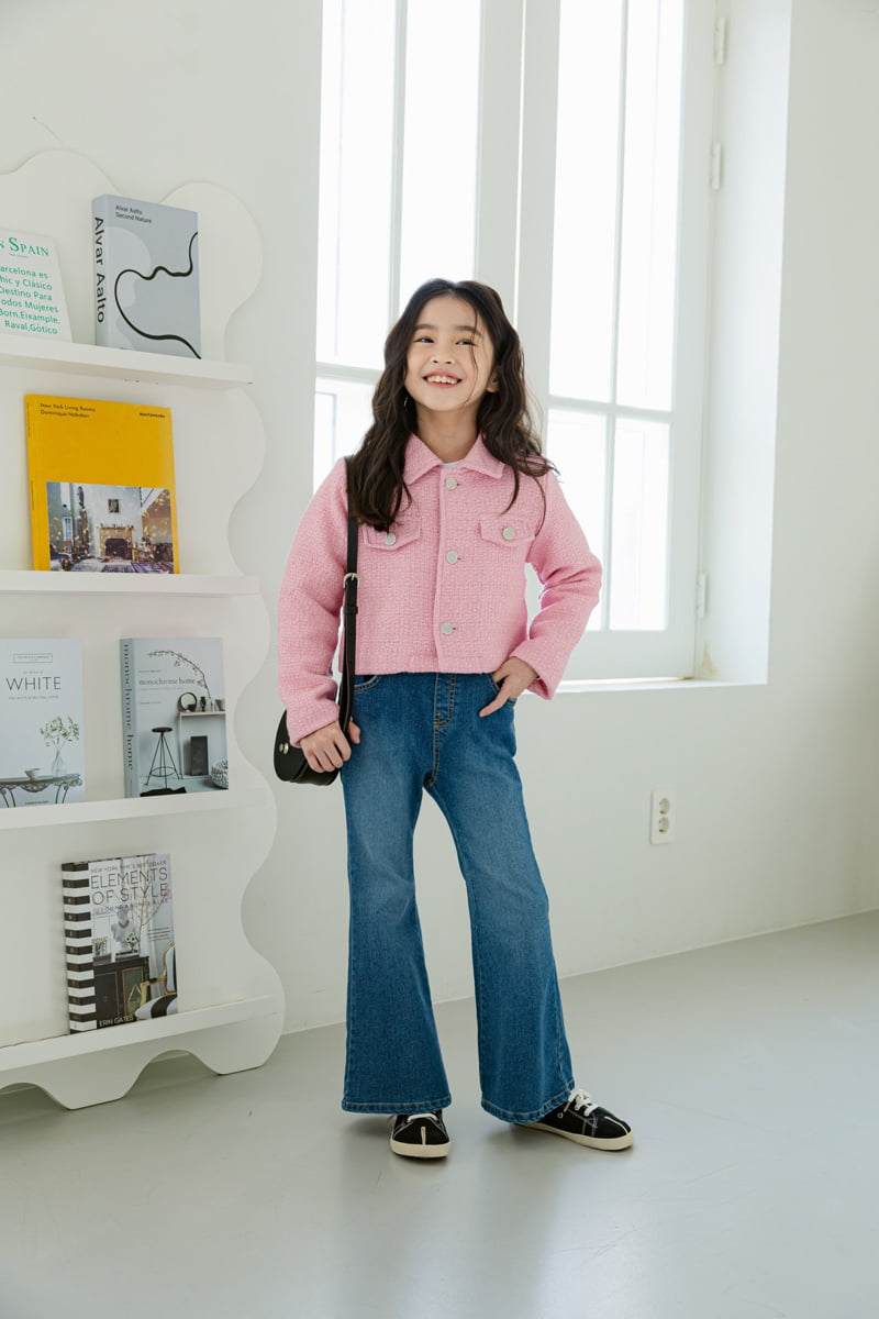 Dore Dore - Korean Children Fashion - #todddlerfashion - Spandex Bootcut Jeans - 8