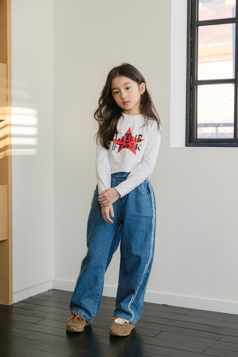 Dore Dore - Korean Children Fashion - #toddlerclothing - Star Crop Tee - 10