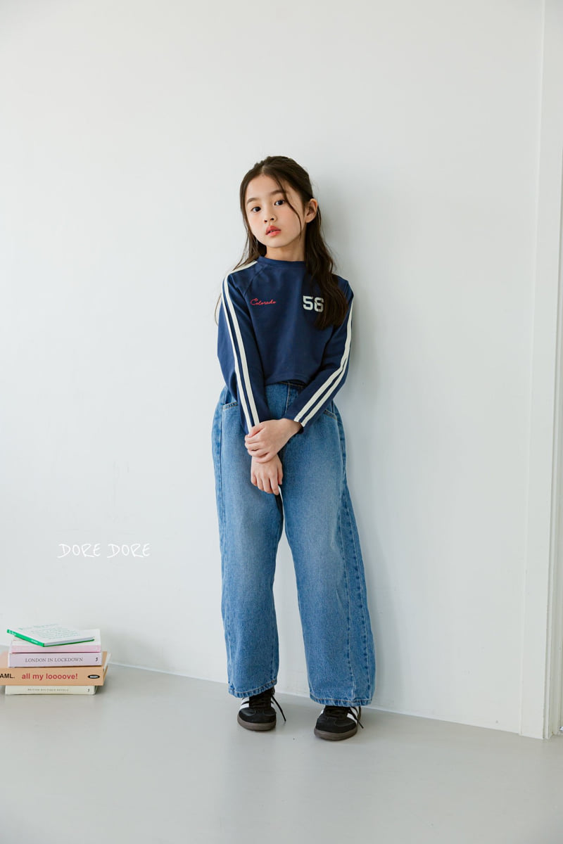 Dore Dore - Korean Children Fashion - #toddlerclothing - 56 Tape Crop Tee