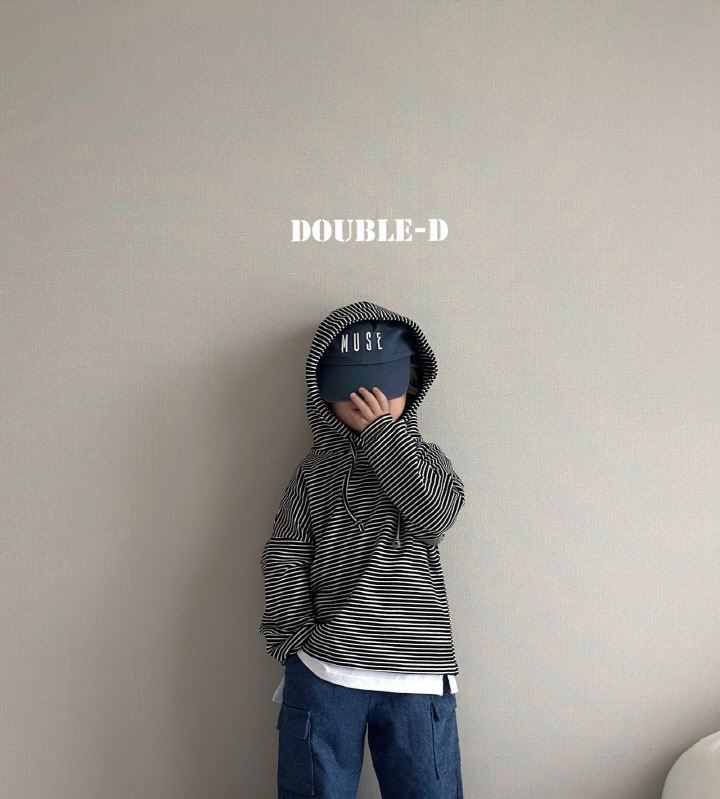 Doubled - Korean Children Fashion - #childofig - Row Hooded Tee - 8