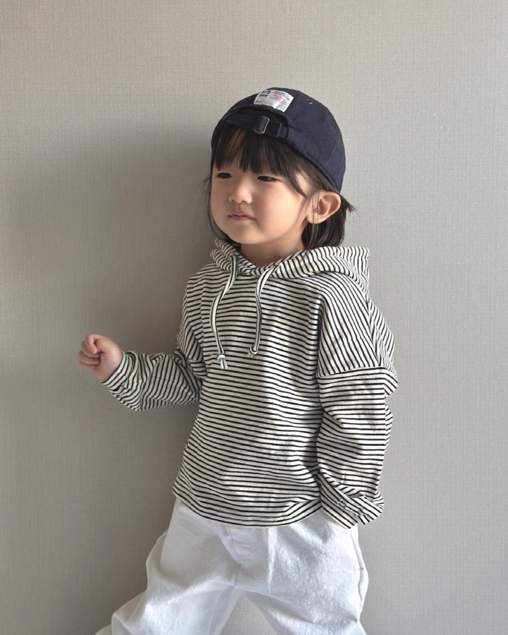 Doubled - Korean Children Fashion - #littlefashionista - Row Hooded Tee