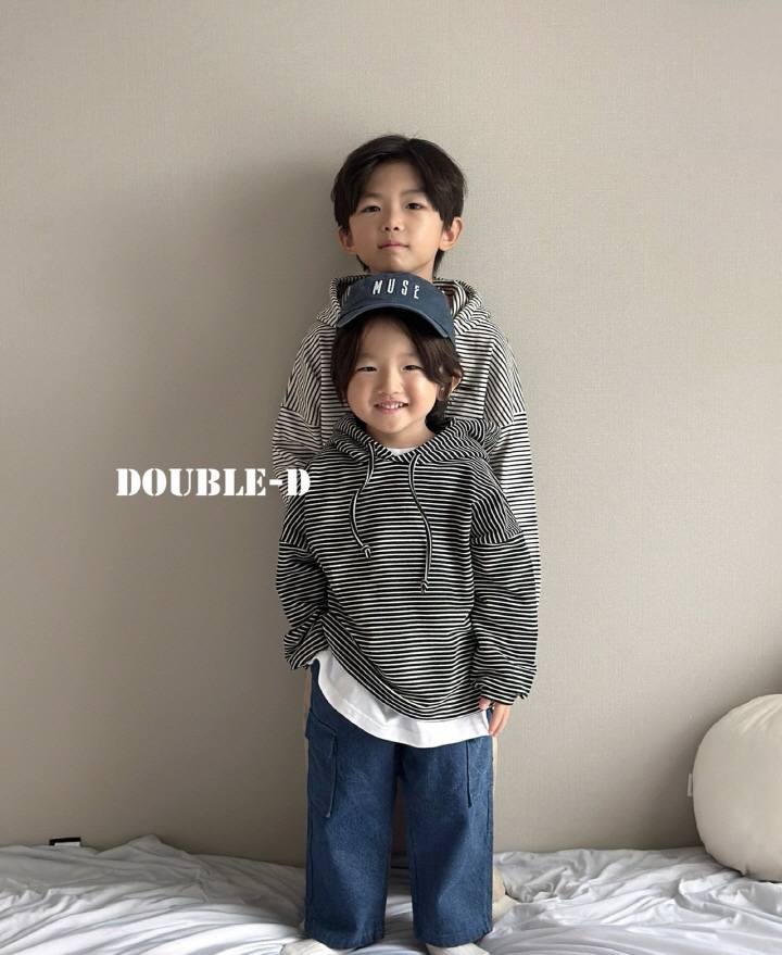 Doubled - Korean Children Fashion - #stylishchildhood - Row Hooded Tee - 7
