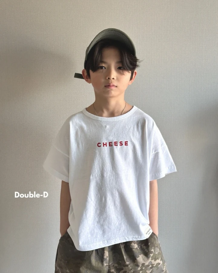 Doubled - Korean Children Fashion - #todddlerfashion - Cheese Short Sleeve Tee - 3