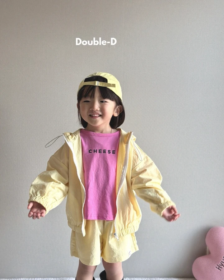 Doubled - Korean Children Fashion - #todddlerfashion - Cheese Short Sleeve Tee - 4