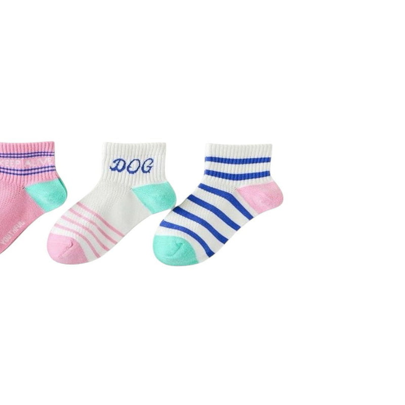 Dudie - Korean Children Fashion - #kidzfashiontrend - Doke Socks (set of 5) - 4