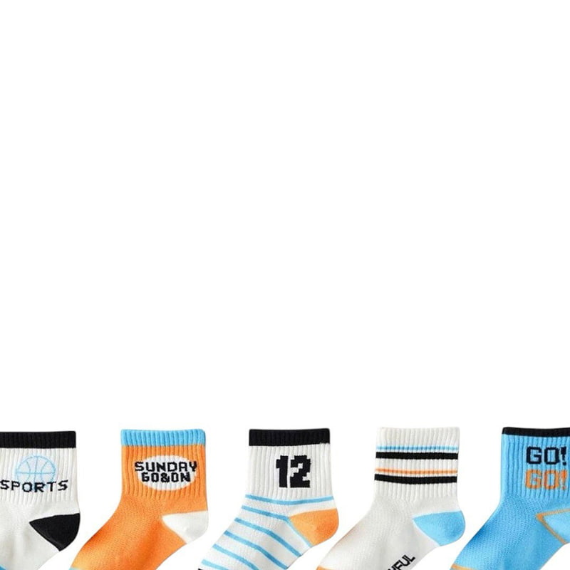 Dudie - Korean Children Fashion - #Kfashion4kids - Gogo Socks (set of 5) - 3