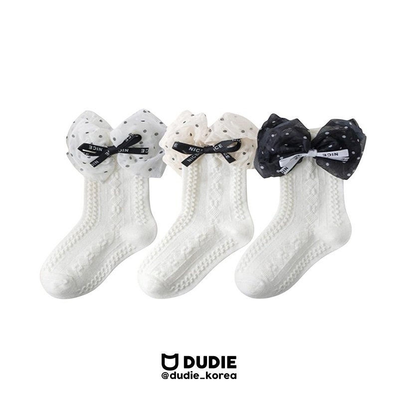 Dudie - Korean Children Fashion - #Kfashion4kids - Dre Socks (Set of 3)