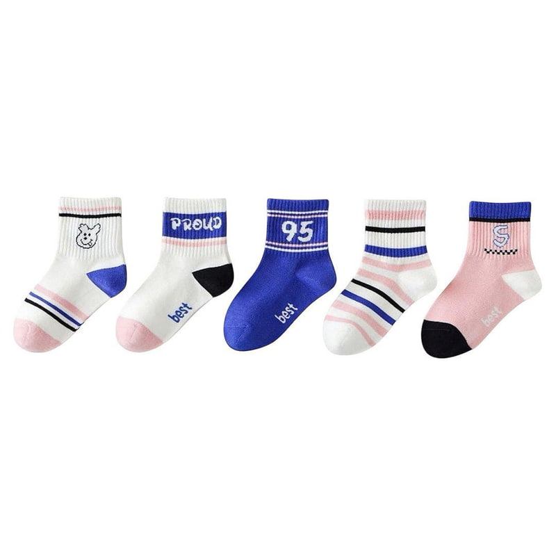 Dudie - Korean Children Fashion - #Kfashion4kids - Frode Socks (sete of 5) - 8