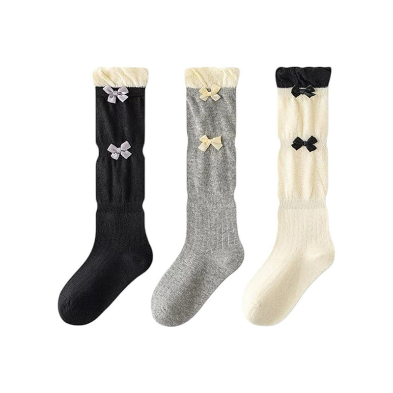 Dudie - Korean Children Fashion - #Kfashion4kids - Ribbon 3-piece Set - 5