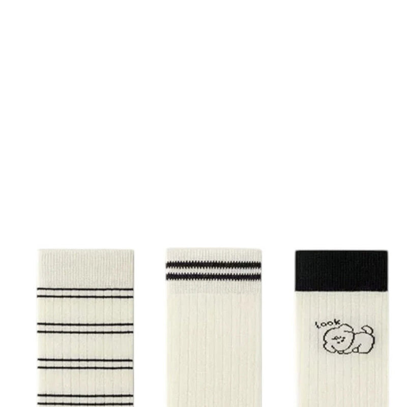Dudie - Korean Children Fashion - #Kfashion4kids - Dog 3-piece Set - 2