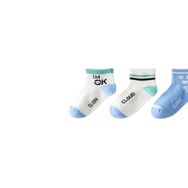 Dudie - Korean Children Fashion - #childofig - Wonder Socks (set of 5) - 5