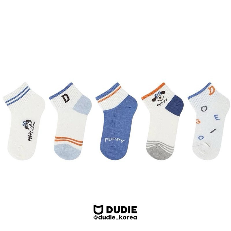Dudie - Korean Children Fashion - #childofig - Gady Socks (set of 5)