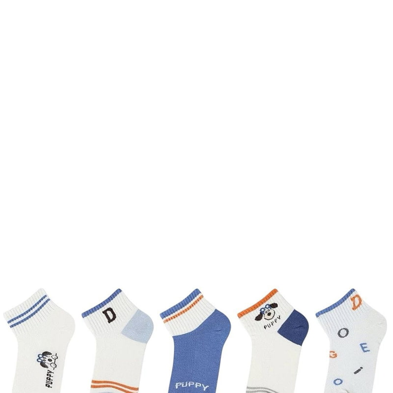 Dudie - Korean Children Fashion - #childofig - Gady Socks (set of 5) - 2