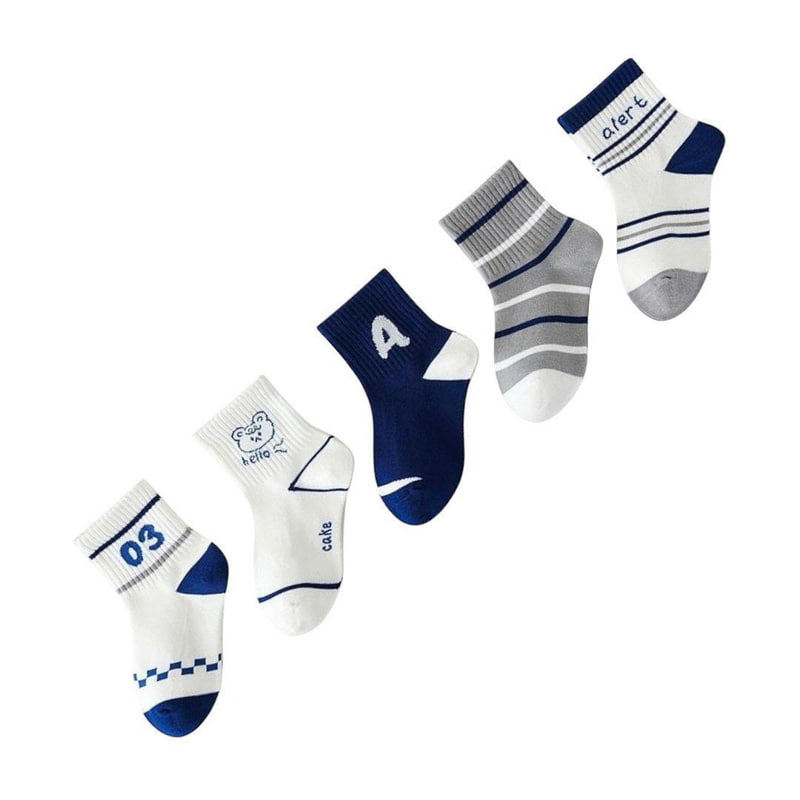 Dudie - Korean Children Fashion - #childrensboutique - Allet Socks (set of 5) - 7