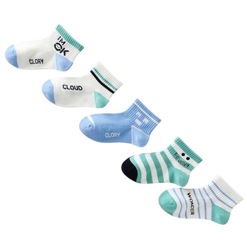 Dudie - Korean Children Fashion - #childrensboutique - Wonder Socks (set of 5) - 6