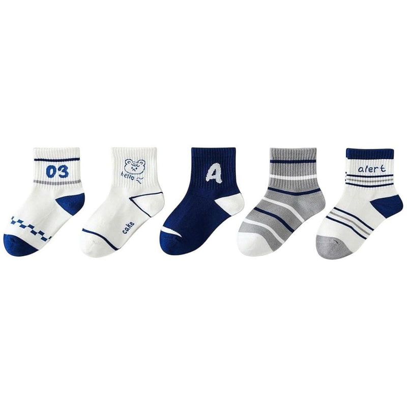 Dudie - Korean Children Fashion - #designkidswear - Allet Socks (set of 5) - 8