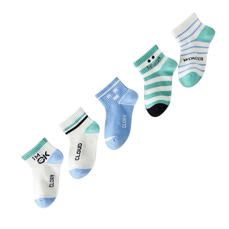 Dudie - Korean Children Fashion - #designkidswear - Wonder Socks (set of 5) - 7