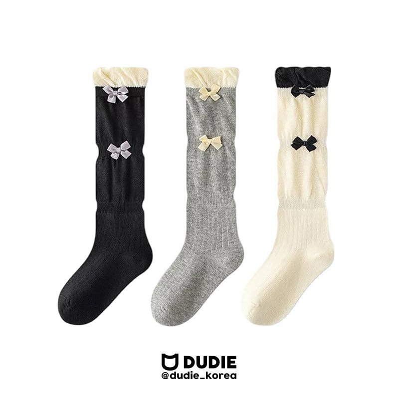 Dudie - Korean Children Fashion - #fashionkids - Ribbon 3-piece Set