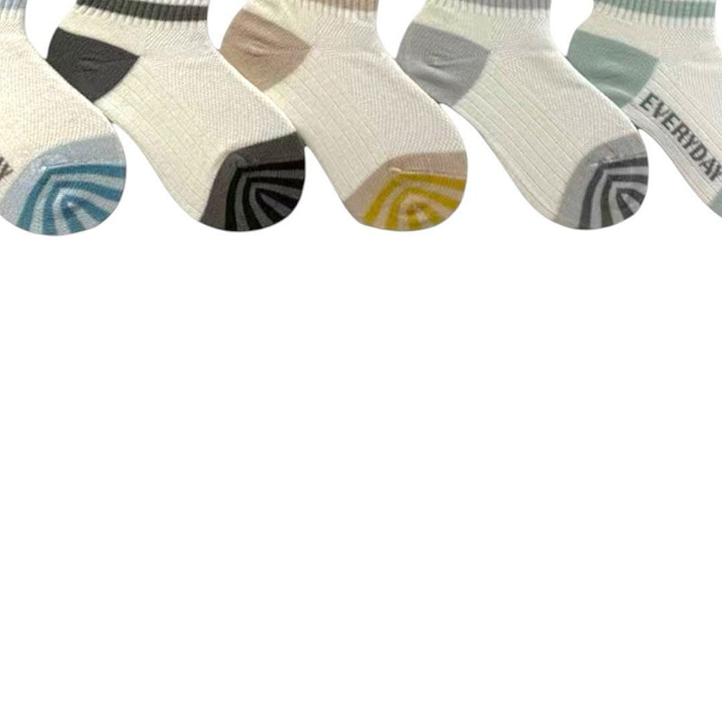 Dudie - Korean Children Fashion - #kidsshorts - Able Socks (set of 5) - 3