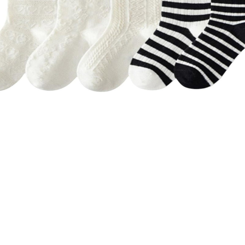 Dudie - Korean Children Fashion - #kidsshorts - From Socks (set of 5) - 2