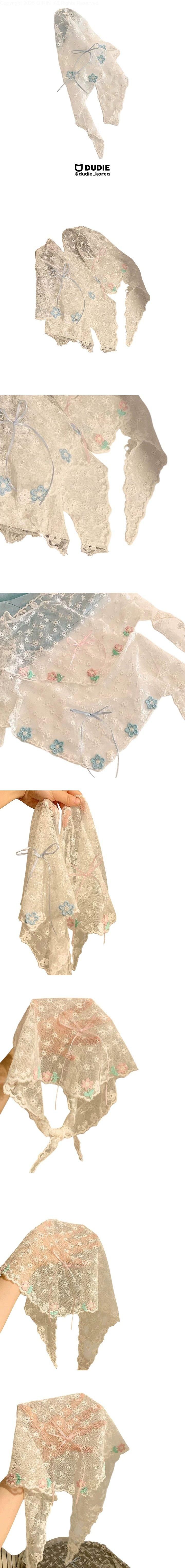 Dudie - Korean Children Fashion - #kidsshorts - Flower Scarf