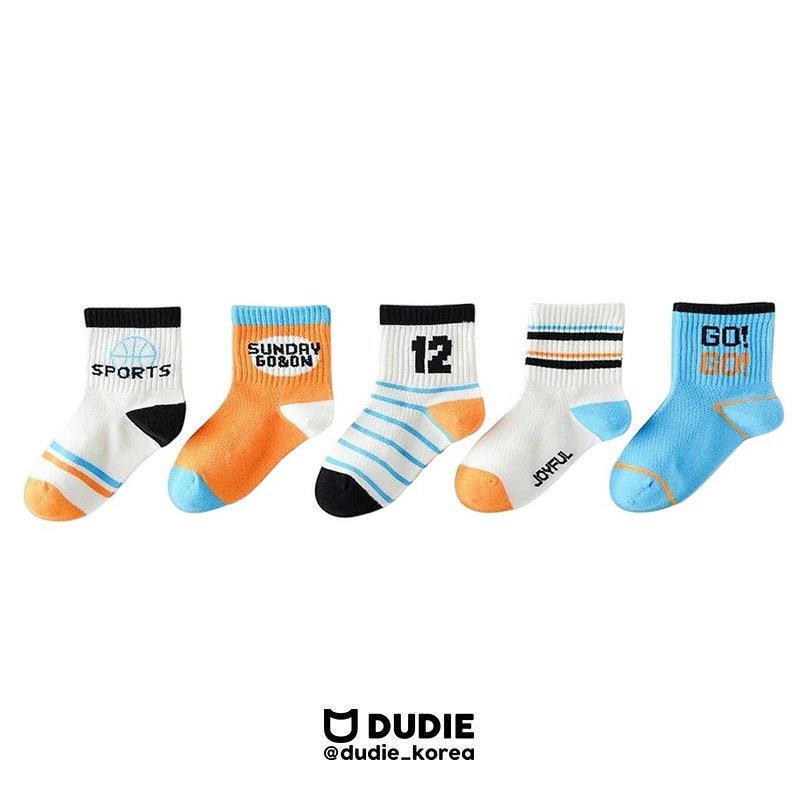 Dudie - Korean Children Fashion - #kidsstore - Gogo Socks (set of 5)