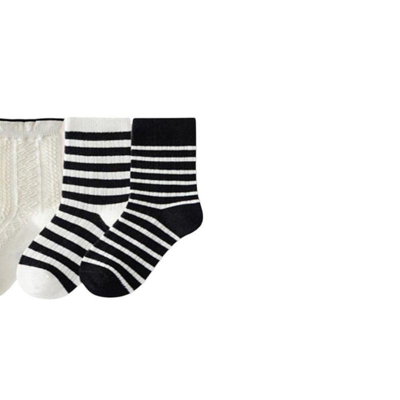 Dudie - Korean Children Fashion - #kidsstore - From Socks (set of 5) - 4