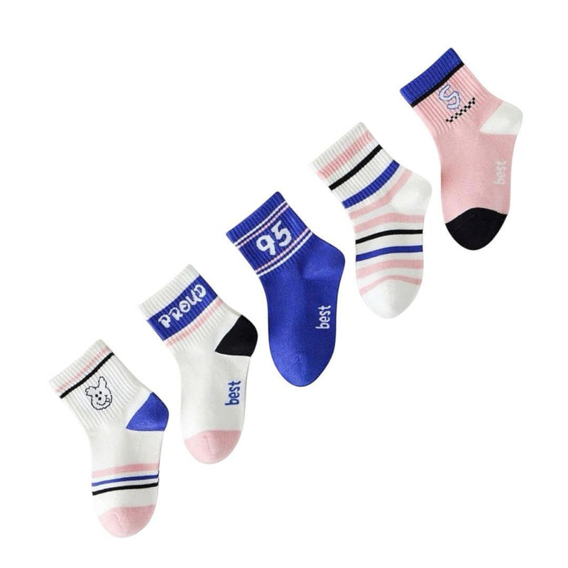 Dudie - Korean Children Fashion - #kidzfashiontrend - Frode Socks (sete of 5) - 7