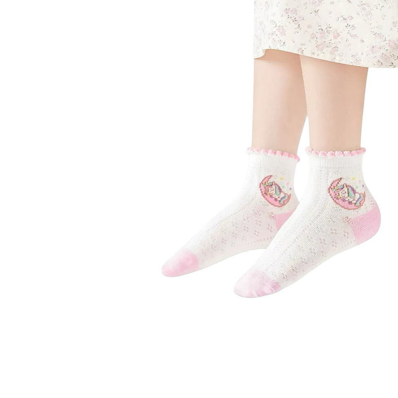 Dudie - Korean Children Fashion - #littlefashionista - Unicorn Socks (set of 5) - 10