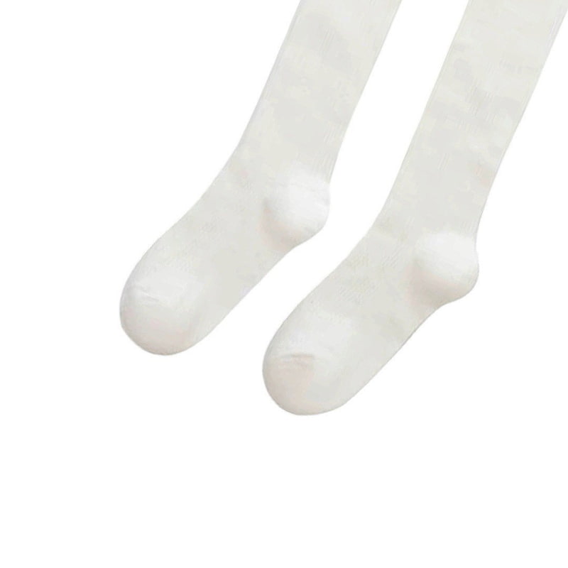 Dudie - Korean Children Fashion - #littlefashionista - Crown Long Socks Set (set of 2) - 8