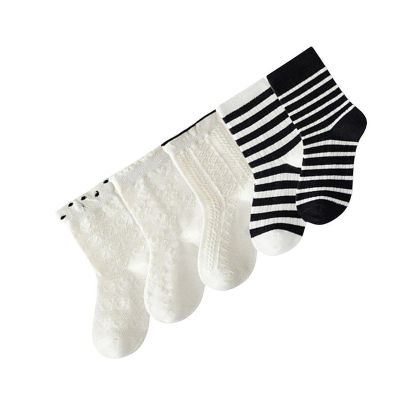 Dudie - Korean Children Fashion - #magicofchildhood - From Socks (set of 5) - 7
