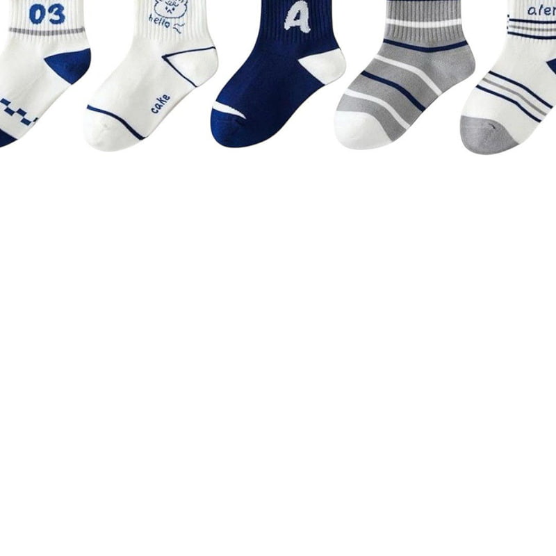 Dudie - Korean Children Fashion - #magicofchildhood - Allet Socks (set of 5) - 2