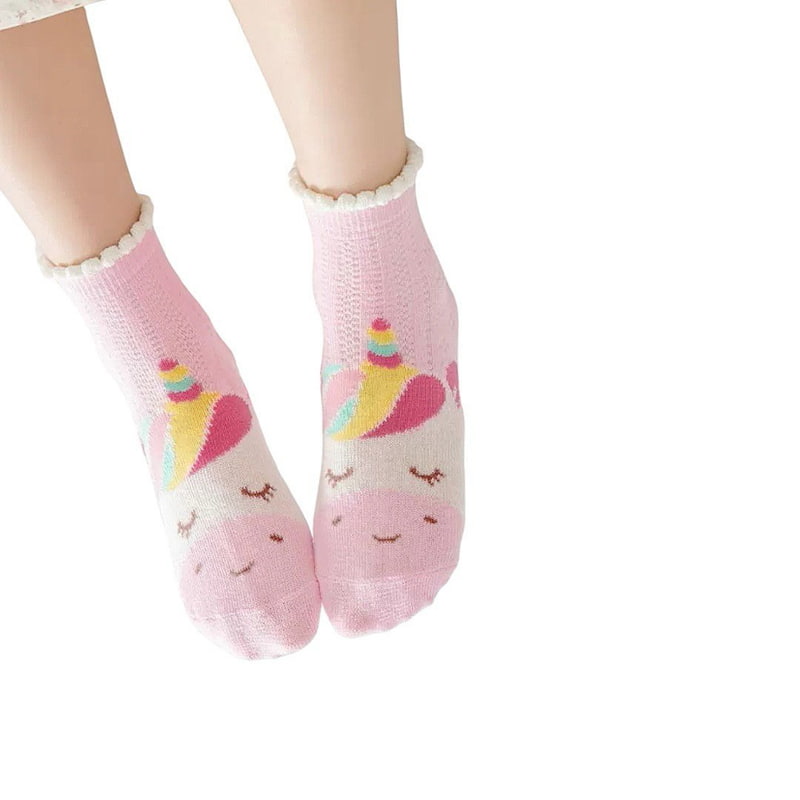 Dudie - Korean Children Fashion - #magicofchildhood - Unicorn Socks (set of 5) - 11