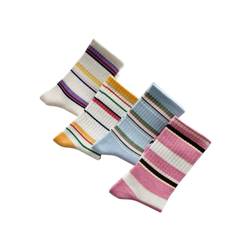 Dudie - Korean Children Fashion - #magicofchildhood - Ripple 4-piece Set - 12