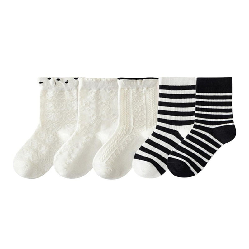 Dudie - Korean Children Fashion - #minifashionista - From Socks (set of 5) - 8