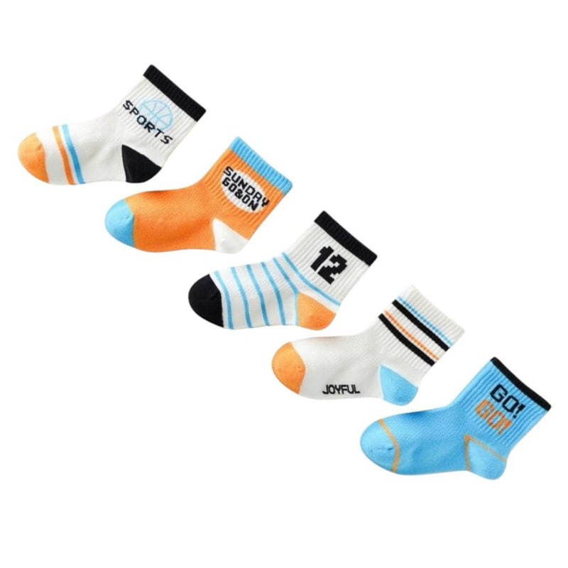 Dudie - Korean Children Fashion - #minifashionista - Gogo Socks (set of 5) - 6